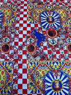 Satin Maiolica Vuccirià Scampolo 3,00x1,50 - WorldTessuti