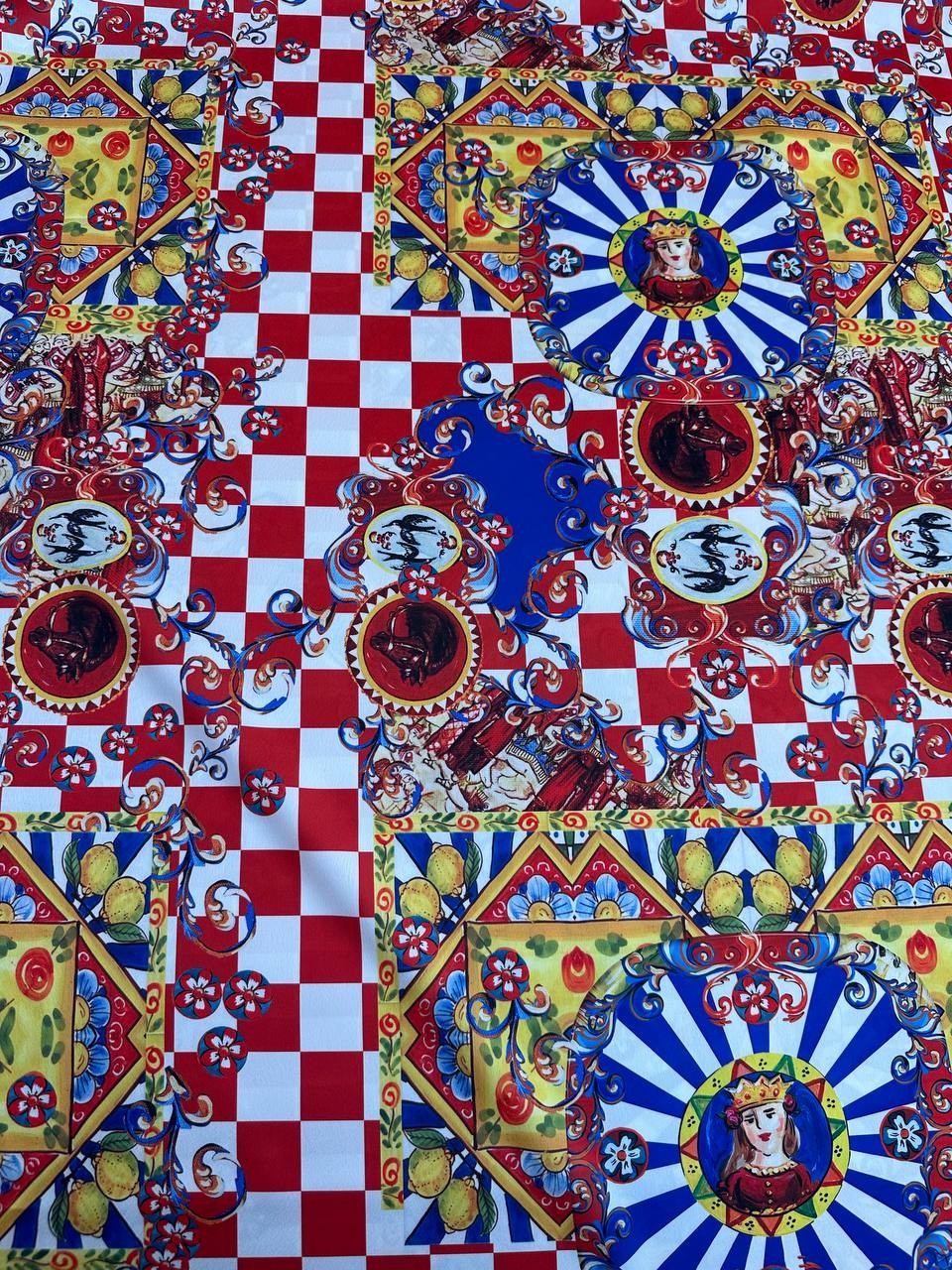 Satin Maiolica Vuccirià Scampolo 3,00x1,50
