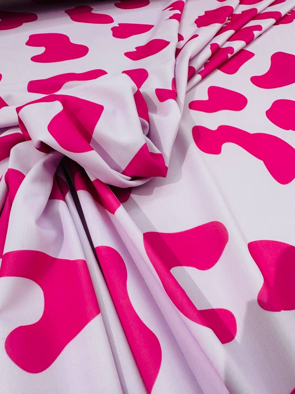 Lycra Maculato Animalier Fucsia