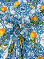 Georgette Maiolica LIMONI Vietrese - WorldTessuti