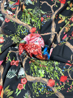 Satin Sicily Art Paris 3,00x1,50 Black - WorldTessuti
