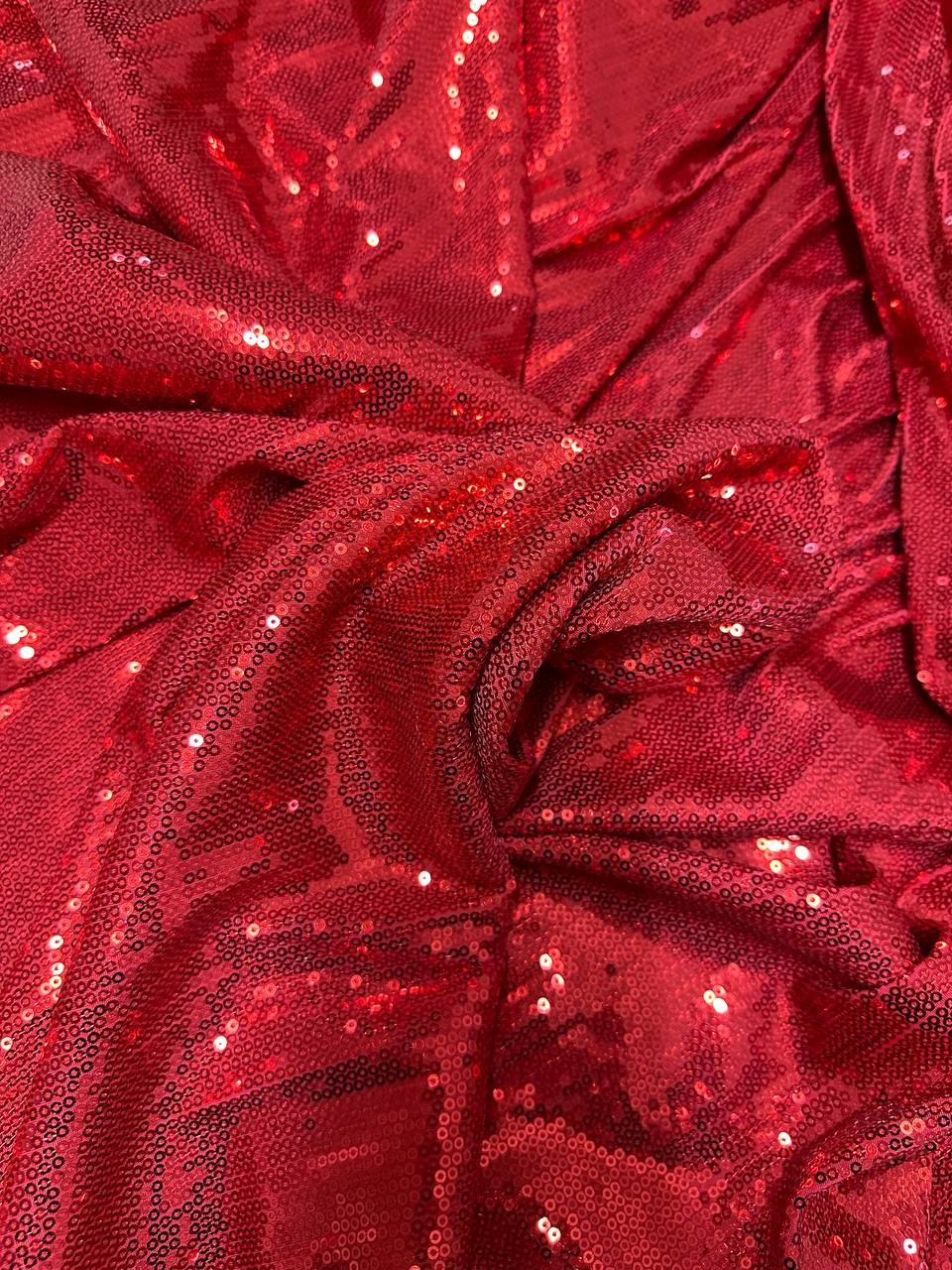 Pailettes Rosse Elastiche