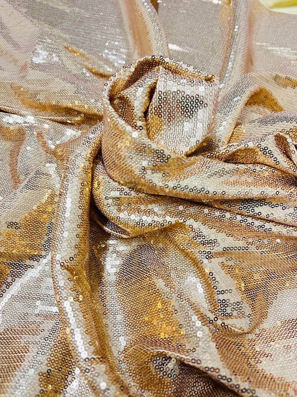 Pailettes Dorate Elastiche