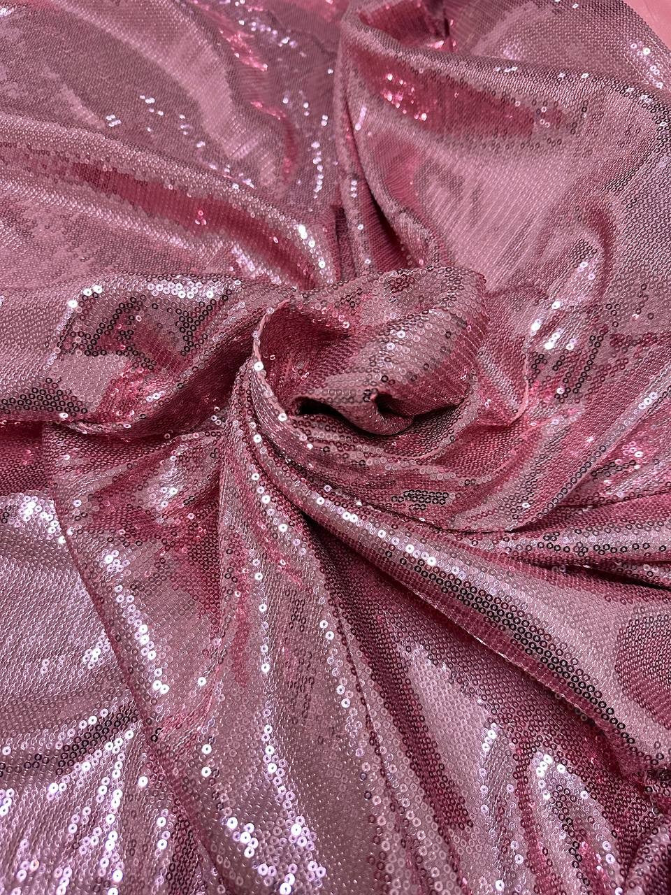 Pailettes Rosa Antico Elastiche