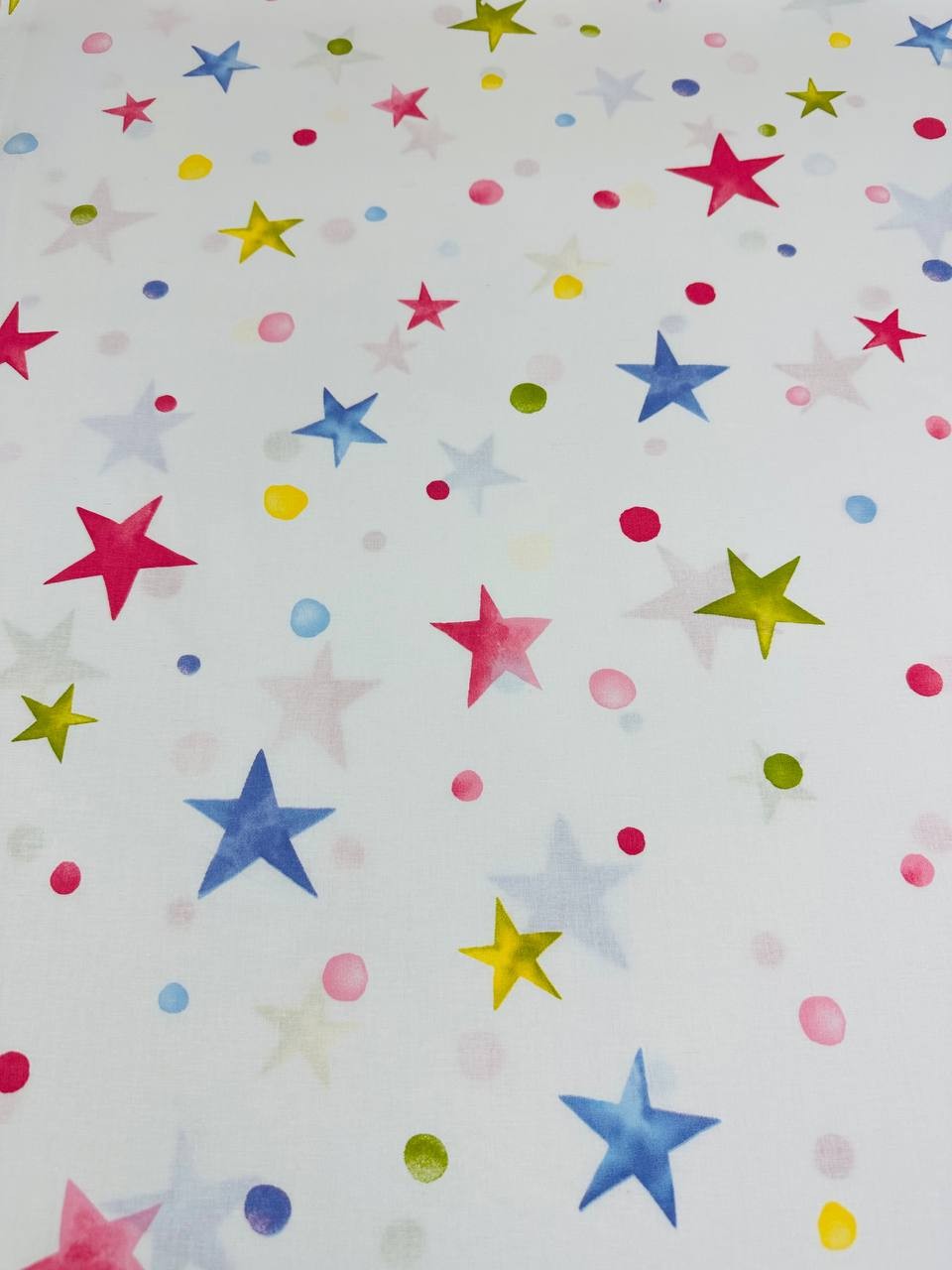 Cotone Stelle Pois Multicolor