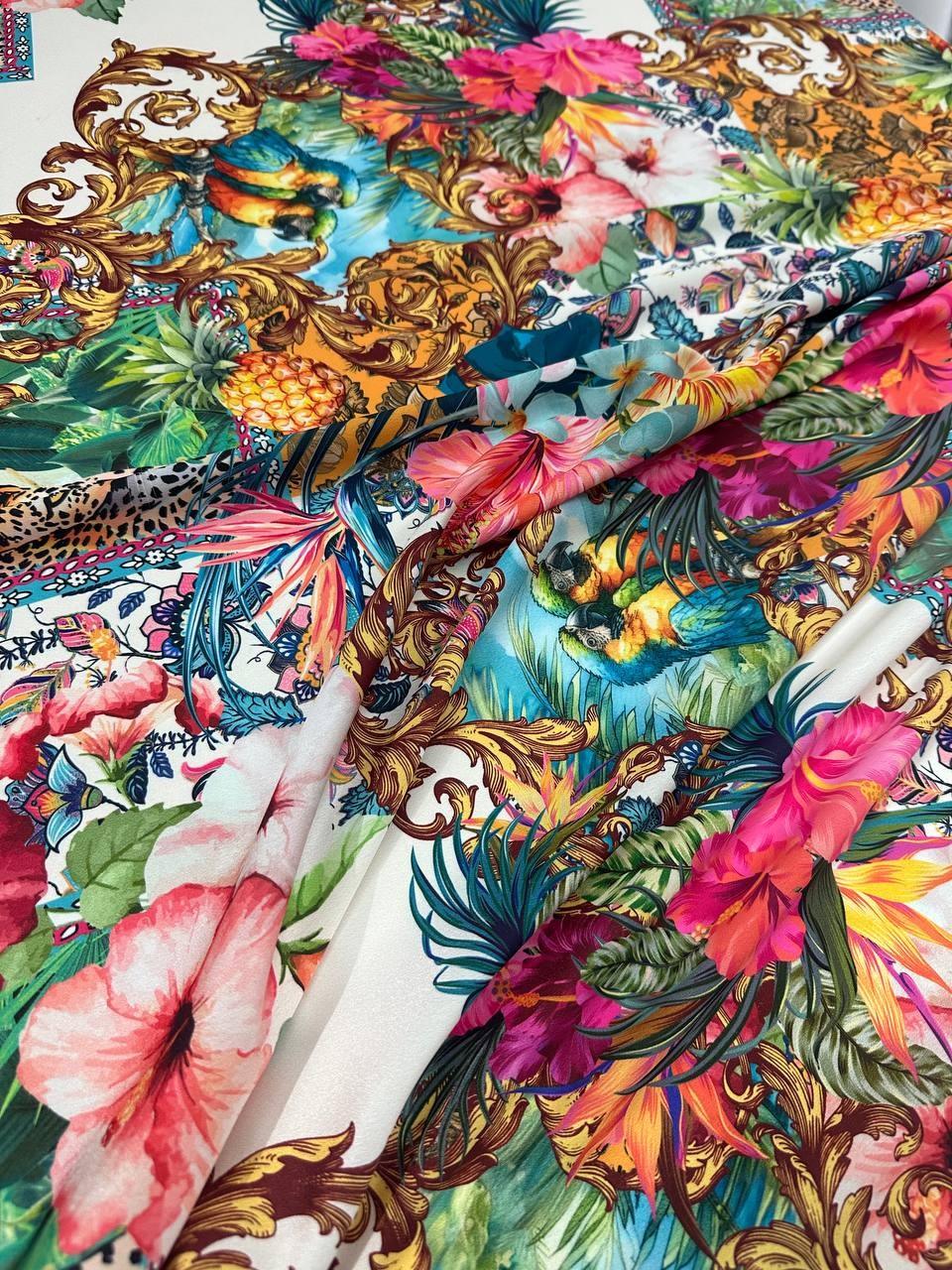 Satin JUNGLE 3,00x1,50 White