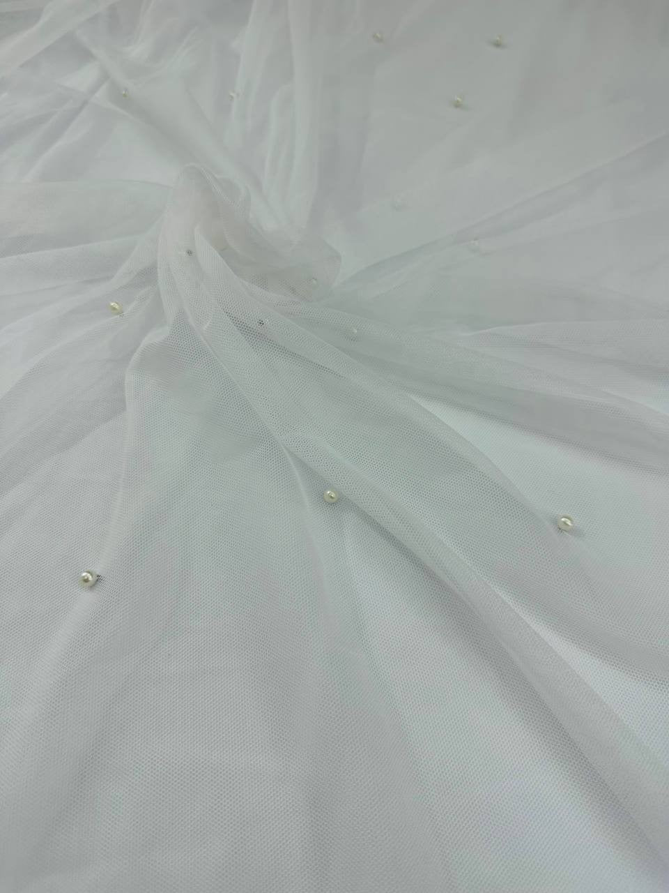 Tullè Bianco Perline