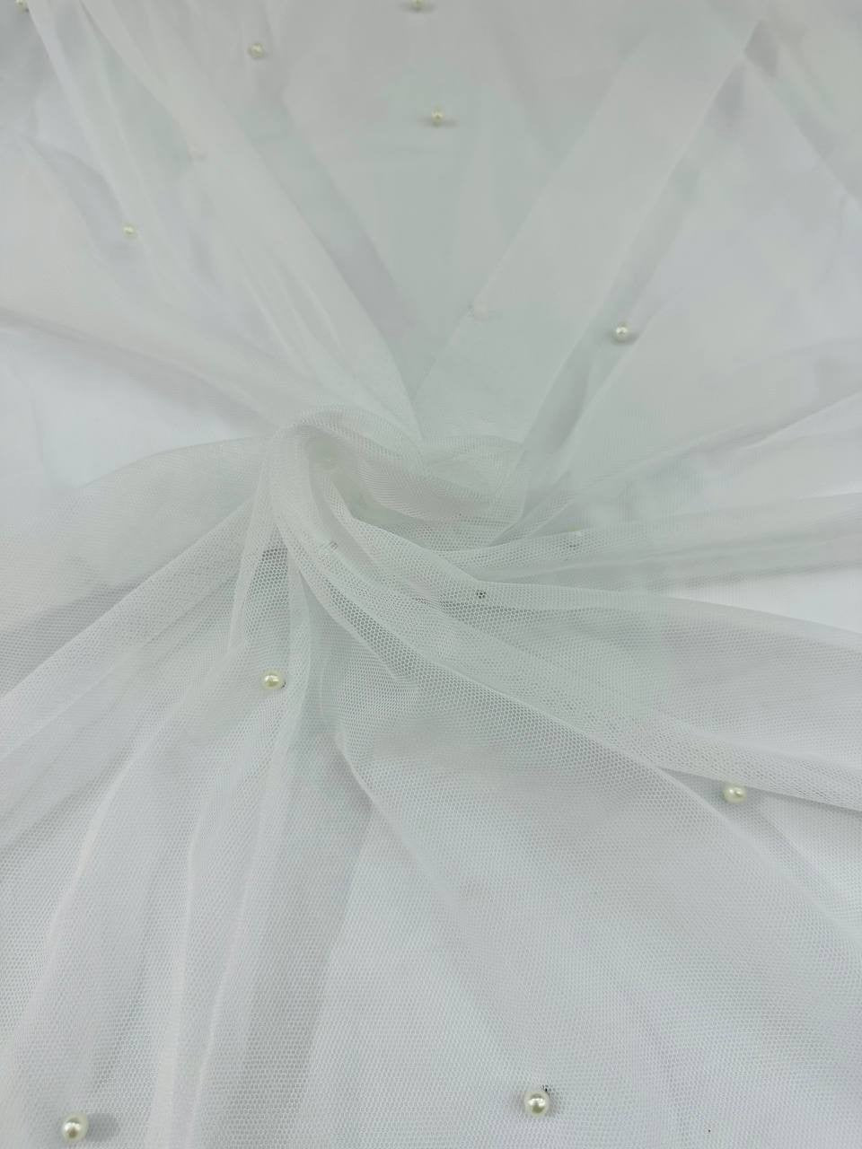 Tullè Bianco Perline