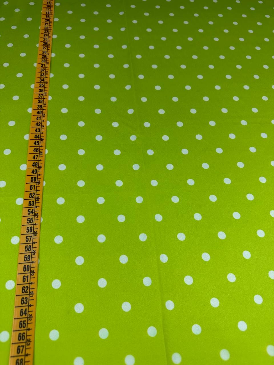 Satin Pois Verde Fluo 3,00x1,50