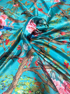 Satin Sicily Art Paris 3,00x1,50 Petrolio - WorldTessuti