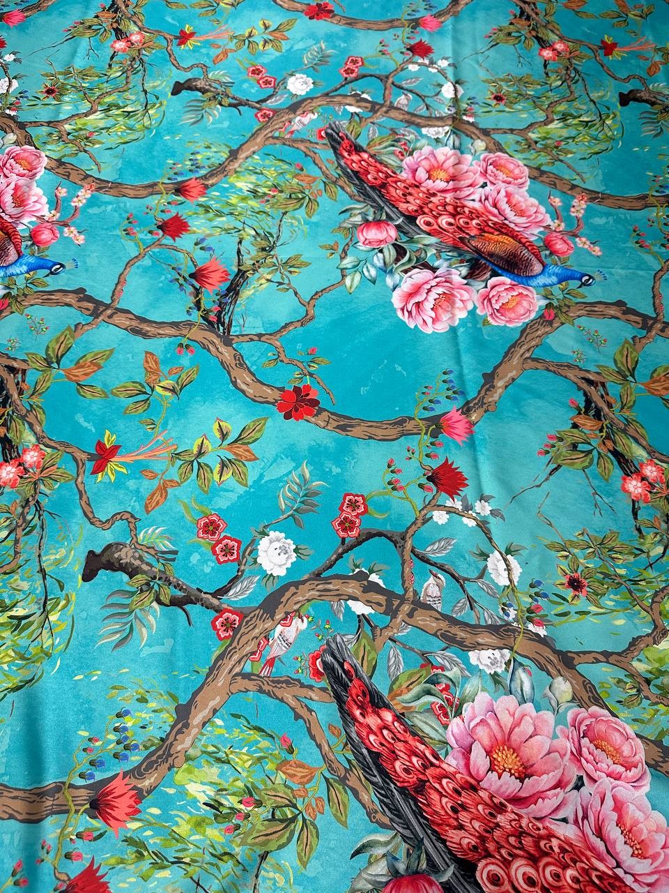 Satin Sicily Art Paris 3,00x1,50 Petrolio
