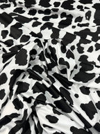 Lycra Muccata Bianco Nero - WorldTessuti