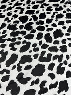 Lycra Muccata Bianco Nero - WorldTessuti