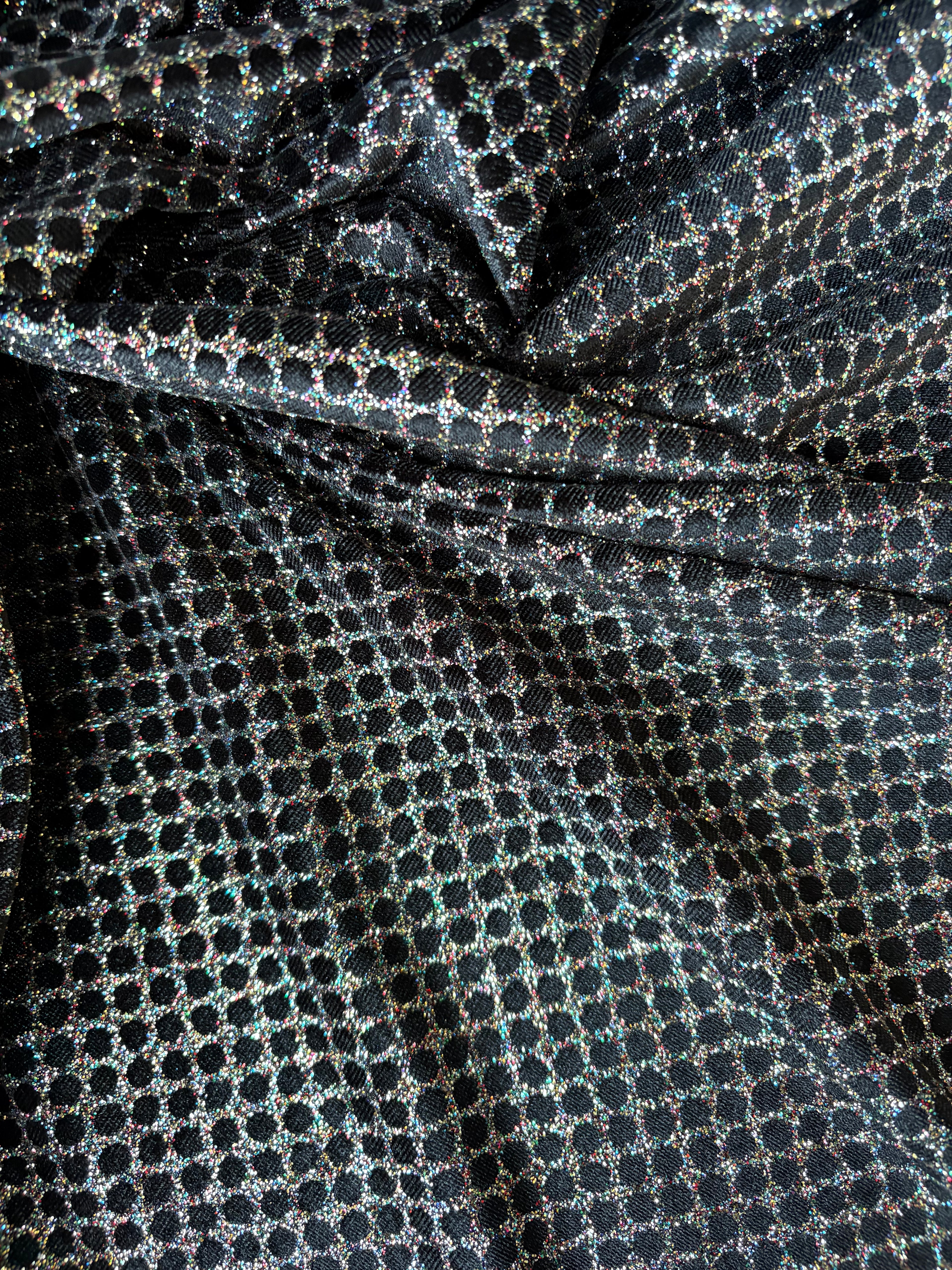 Velluto Elastico Glitter Multicolor