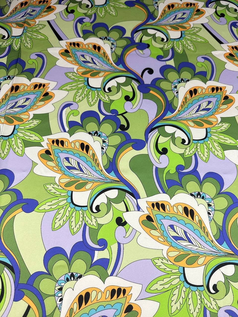 Satin Persian Abstract  3,00x1,50 Verde
