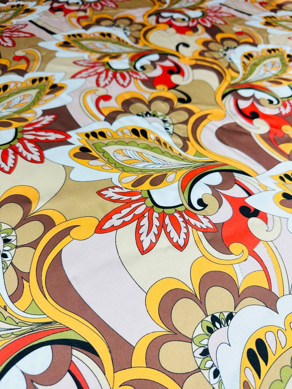 Satin Persian Abstract  3,00x1,50 Arancione