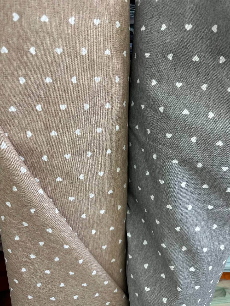 Cuoricini Loneta Cotone arredo OFFERTA