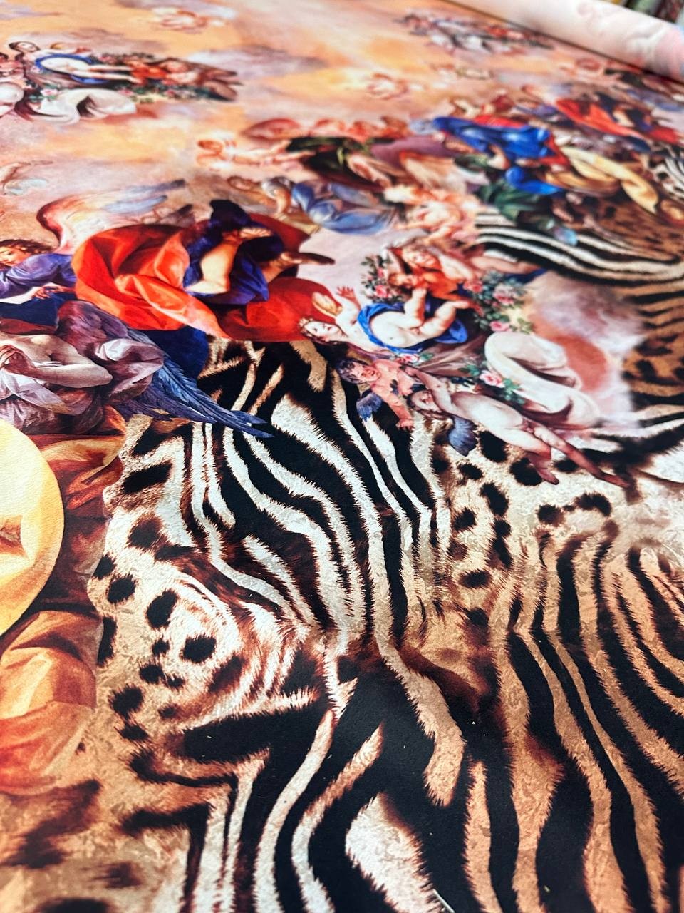 Satin Rinascimentale Balza Animalier 3,00x1,50