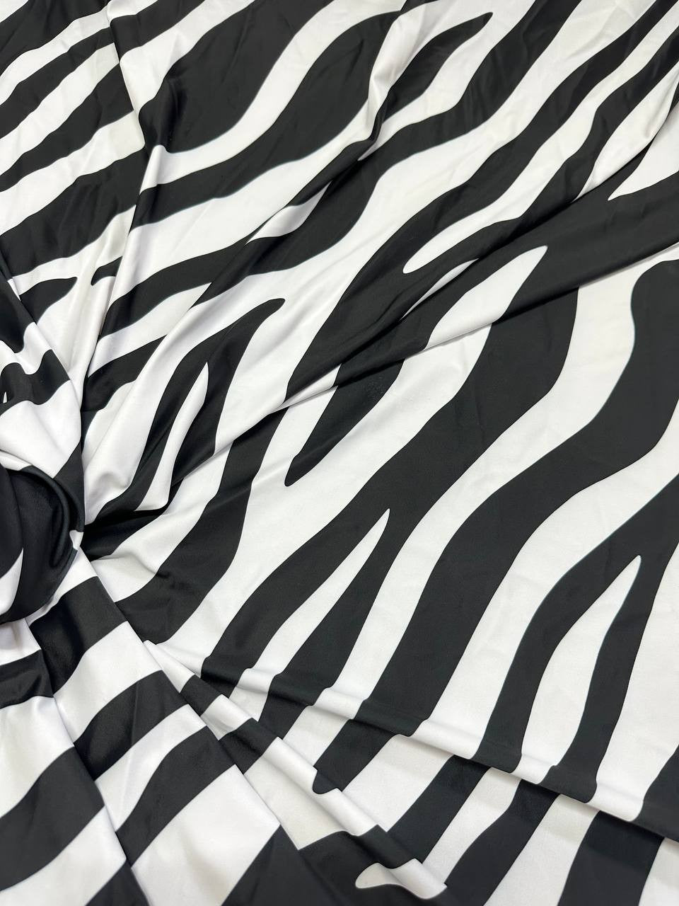 Lycra Zebrato White