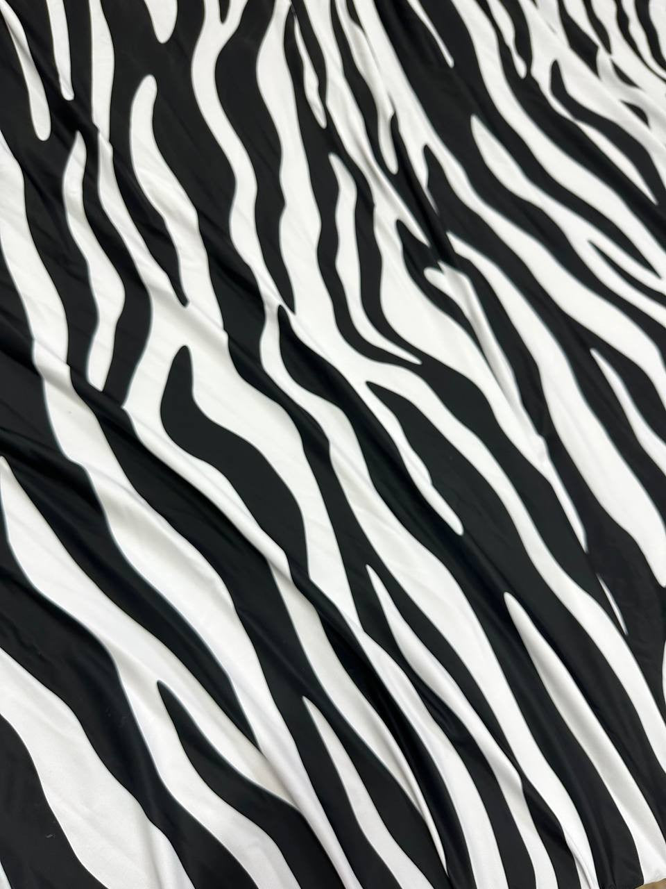 Lycra Zebrato White