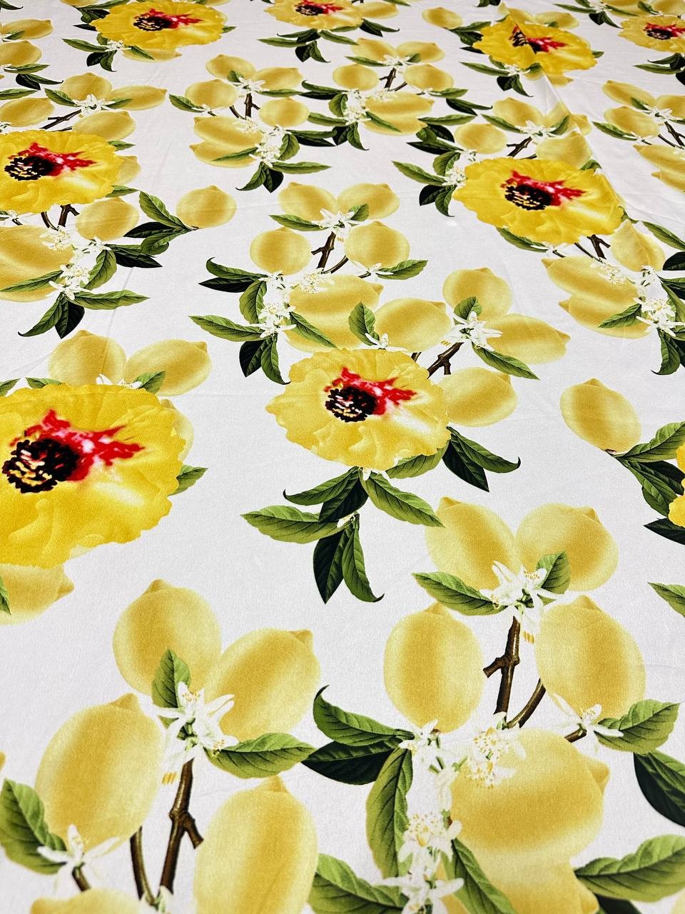 Satin Limoni Fiori 2,50x1,50