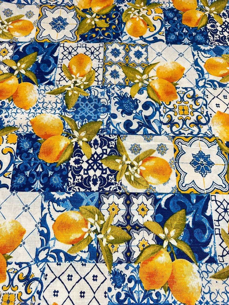 Scampolo Limoni Sorrento - WorldTessuti