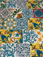 Scampolo Maiolica Santorini - WorldTessuti