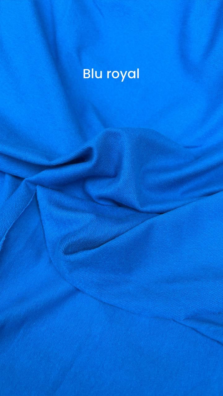 Tessuto Felpa PANTAREI Cotone Garzata Elastica