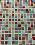 Tappezzeria Gobelin Quadrettini Scacchi Arredamento 280H - WorldTessuti