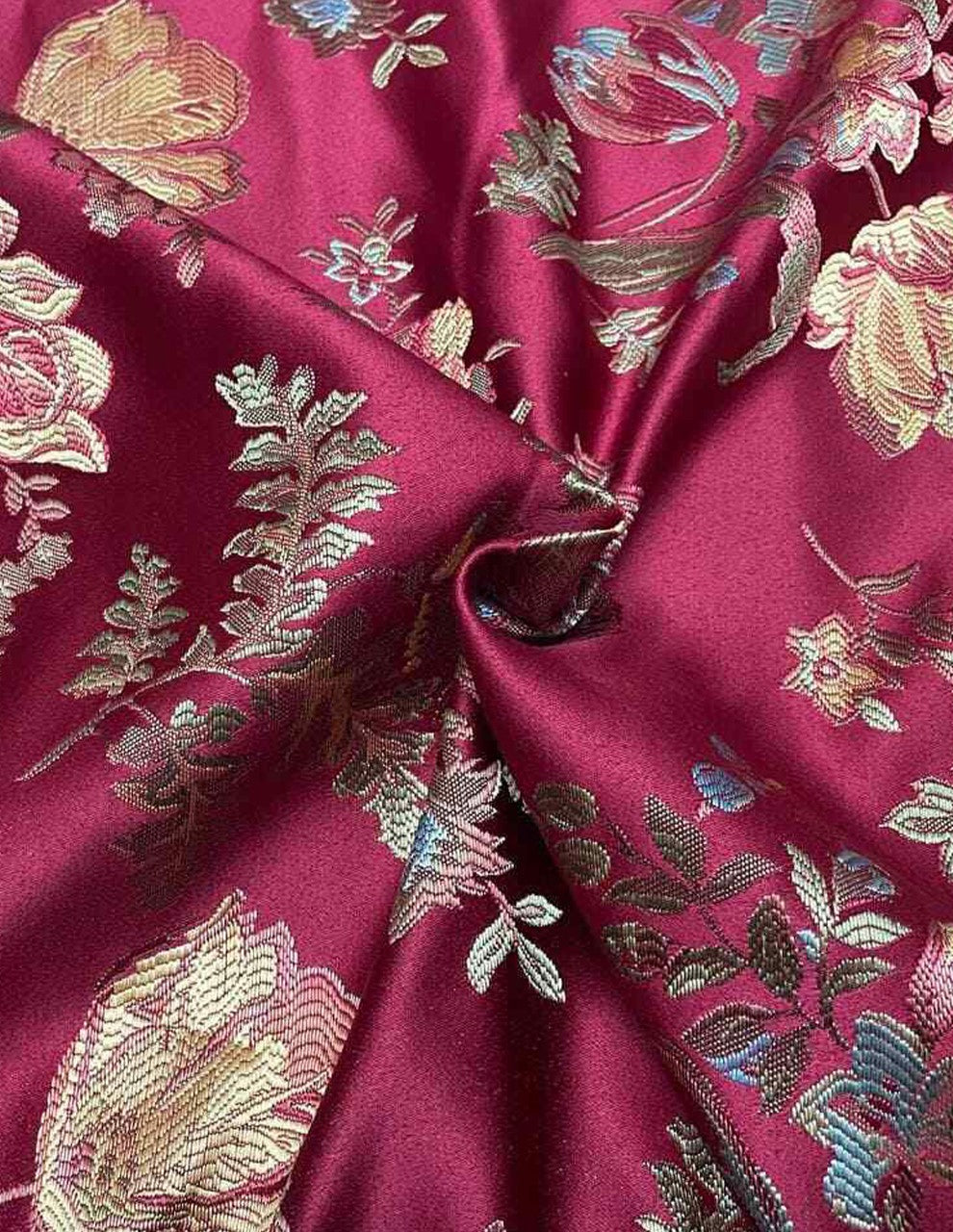Tappezzeria Stile San Leucio Bordeaux  280H