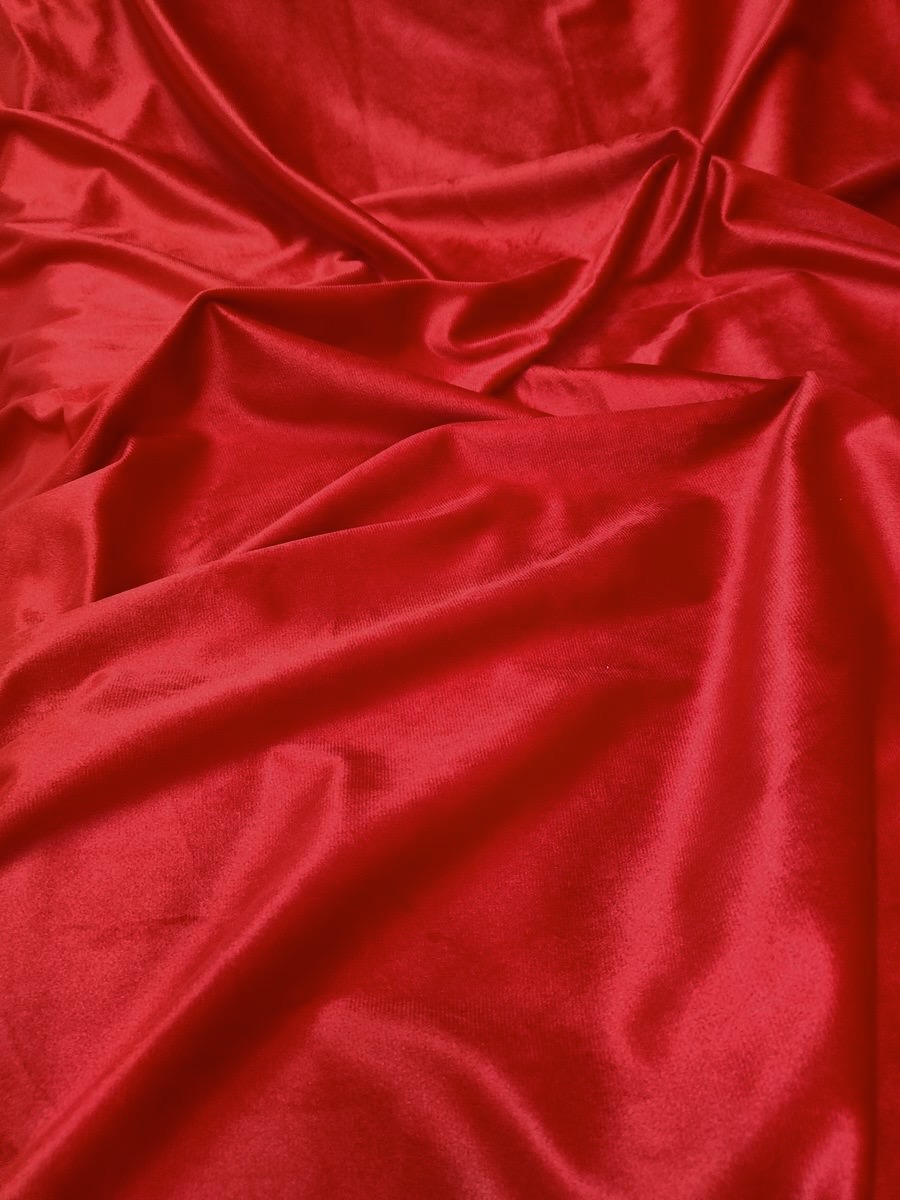 Terciopelo rojo moldeable navideño 