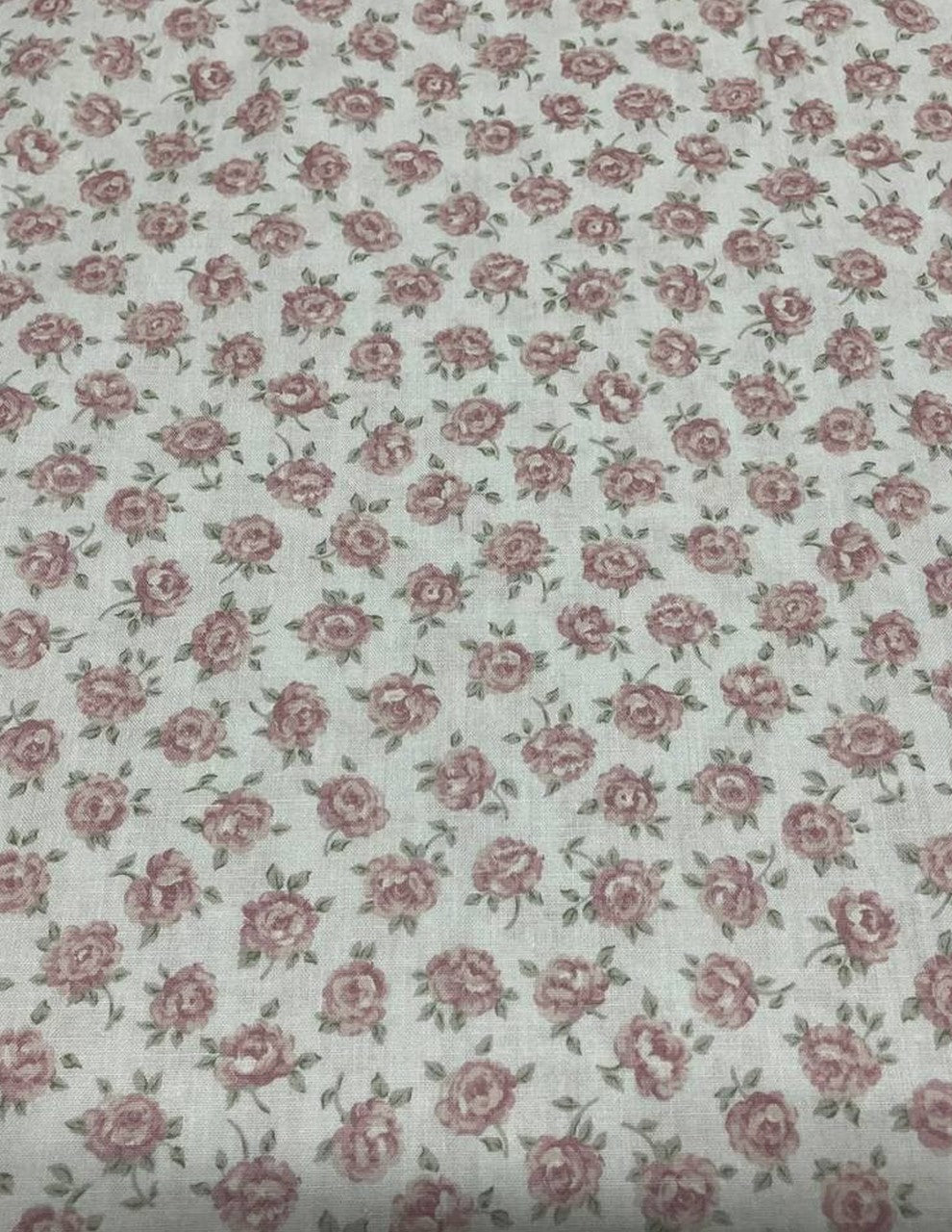 Cotone Fiorellini Provenzale Rosa Celeste  150H