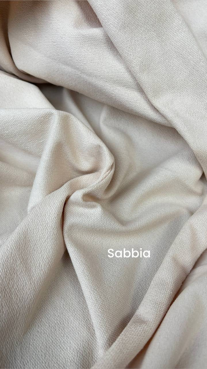 Tessuto Felpa PANTAREI Cotone Garzata Elastica