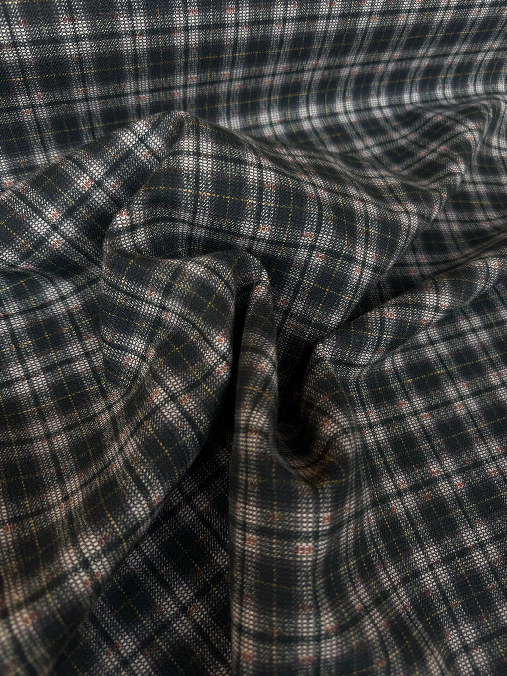 Tartan Scozzese Lanetta Quadretto Verde Scuro