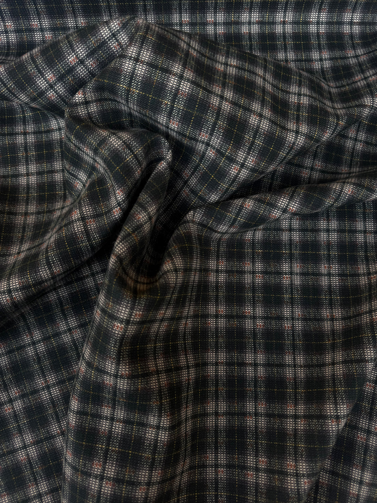 Tartan Scozzese Lanetta Quadretto Verde Scuro