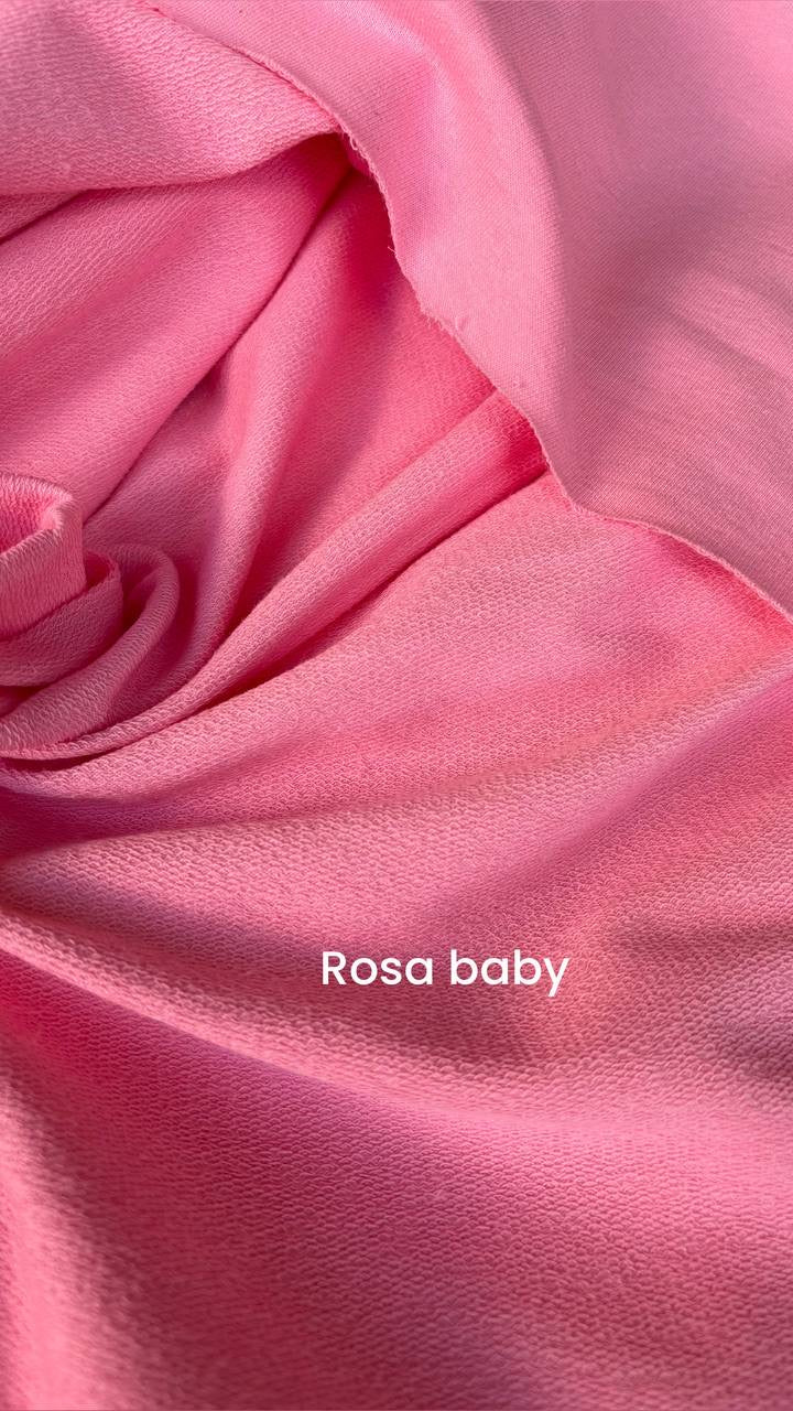 Tessuto Felpa PANTAREI Cotone Garzata Elastica