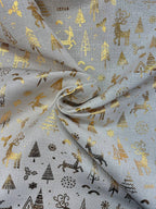 Canapone Natalizio Renna Glitter - WorldTessuti