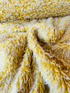 Eco Pelliccia Bubble Giallo - WorldTessuti