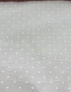 Piquet Millerighe Cuoricini Celeste Rosa - WorldTessuti