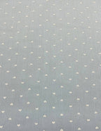 Piquet Millerighe Cuoricini Celeste Rosa - WorldTessuti