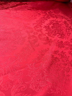 Tappezzeria Damascato Jacquard Rosso 280