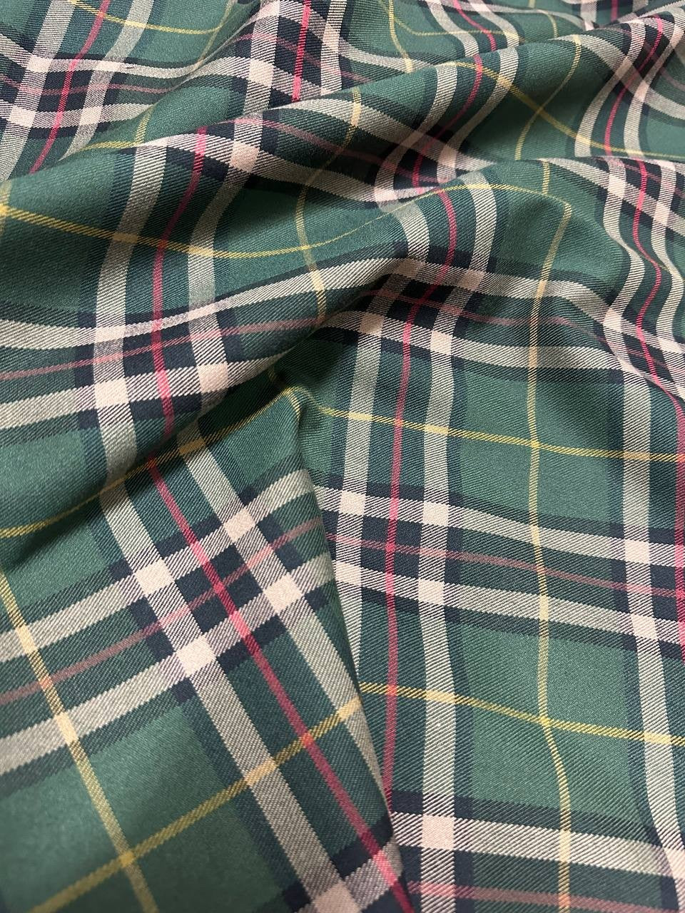 Tartan Scozzese Quadroni Verde