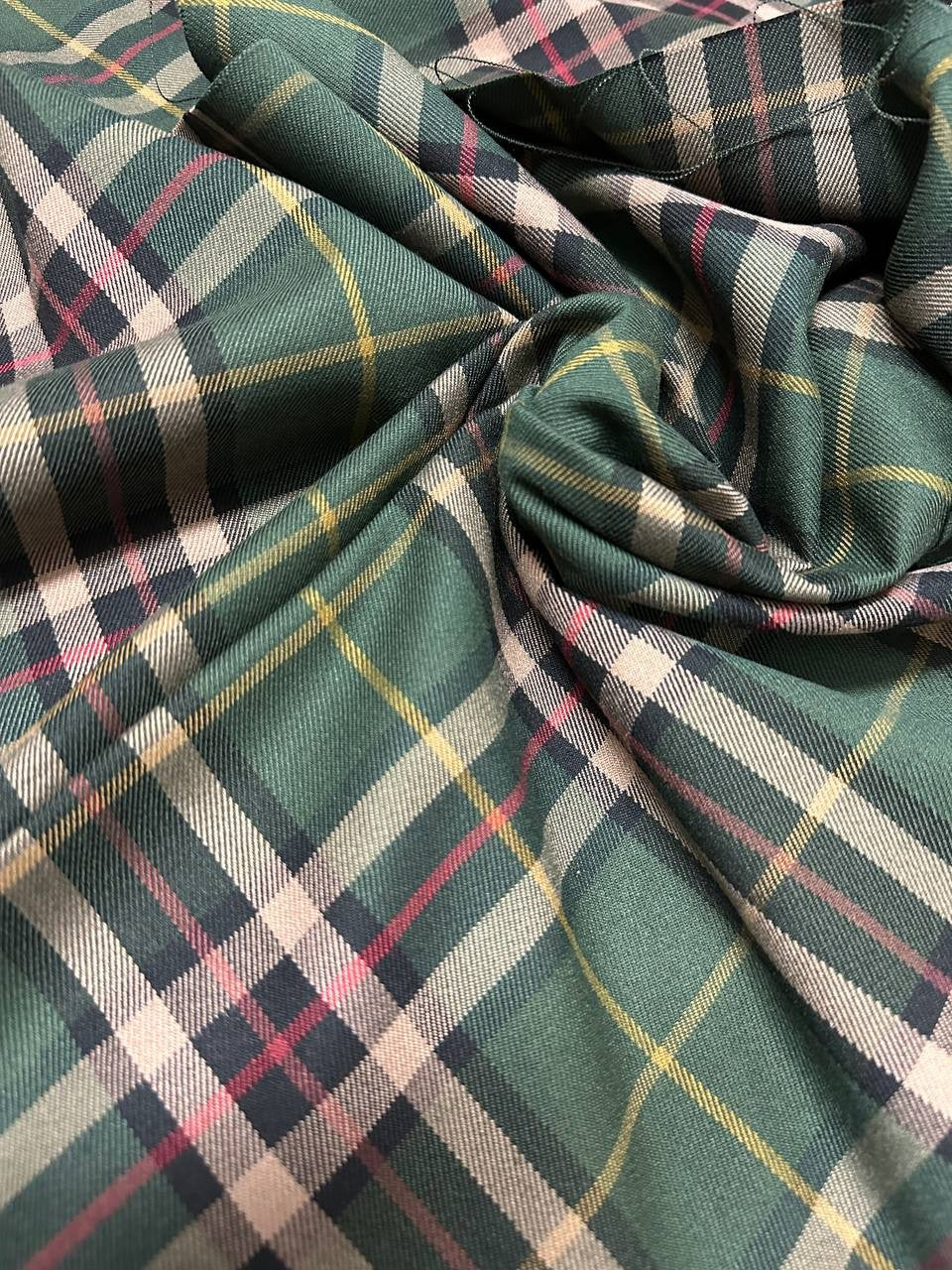 Tartan Scozzese Quadroni Verde
