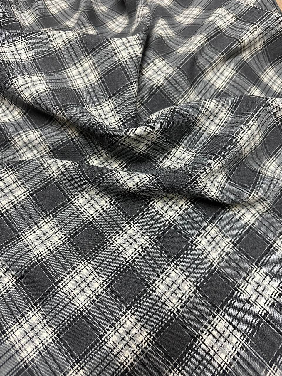 Tartan Scozzese Quadretto Grigio