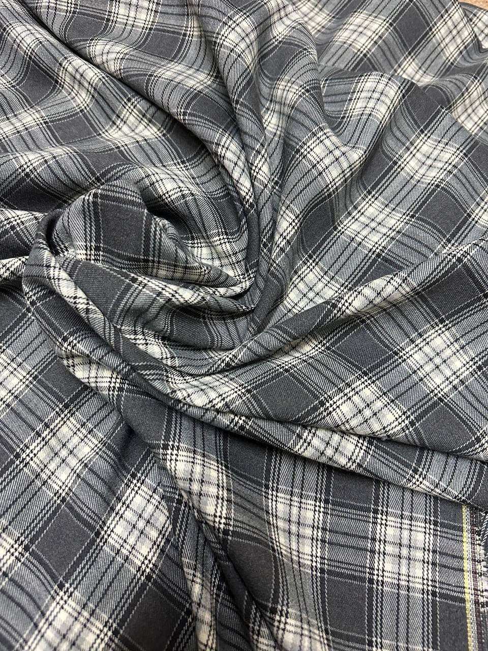 Tartan Scozzese Quadretto Grigio