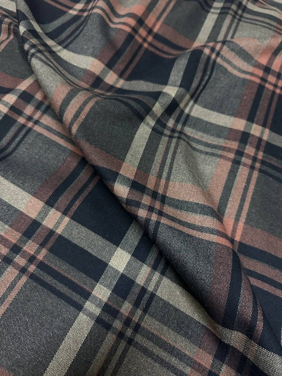 Tartan Scozzese Quadrone Autunno