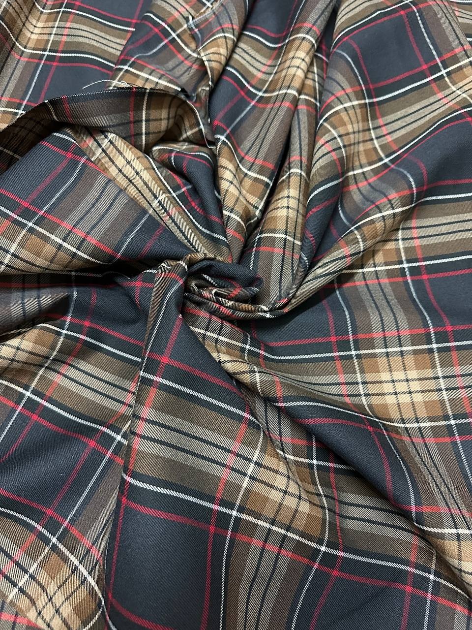 Tartan Scozzese Quadrone Inverno Multicolor