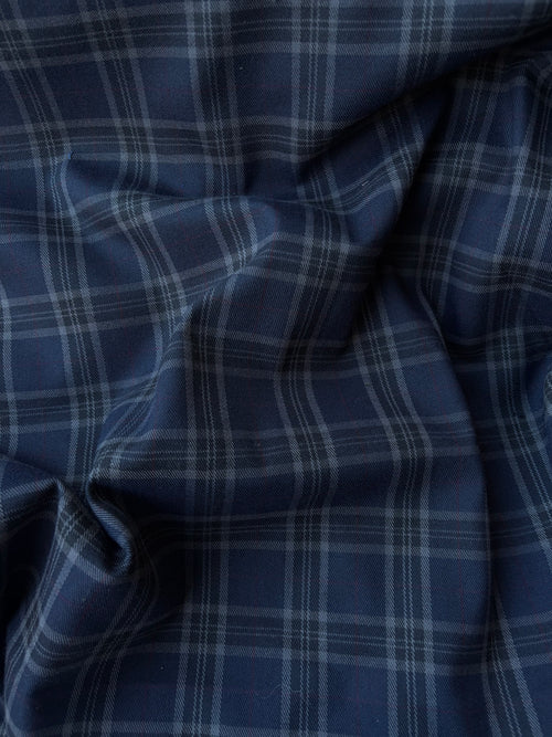 Tartan Scozzese Quadrone Blu - WorldTessuti