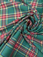 Tartan Scozzese Lanetta Verde Christmas - WorldTessuti