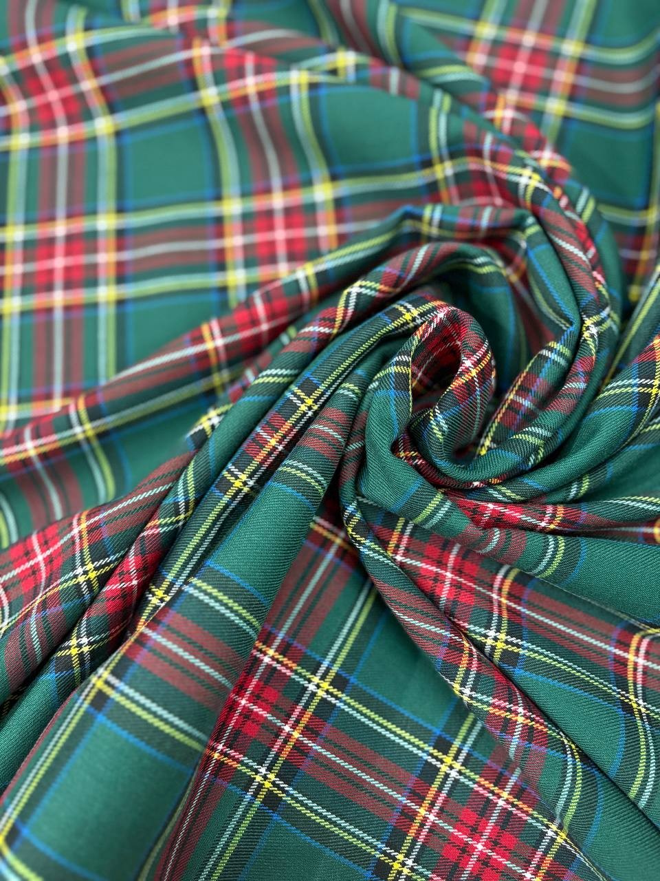 Tartan Scozzese Lanetta Verde Christmas